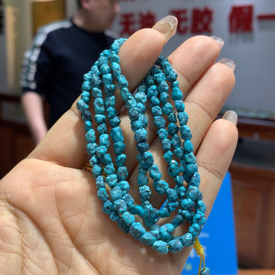 绿松石长链未镶嵌