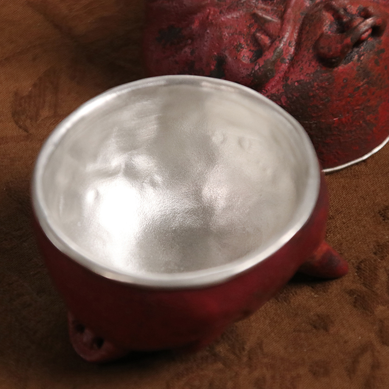 【铜小楼】包银主人杯茶杯（兽首T1034）