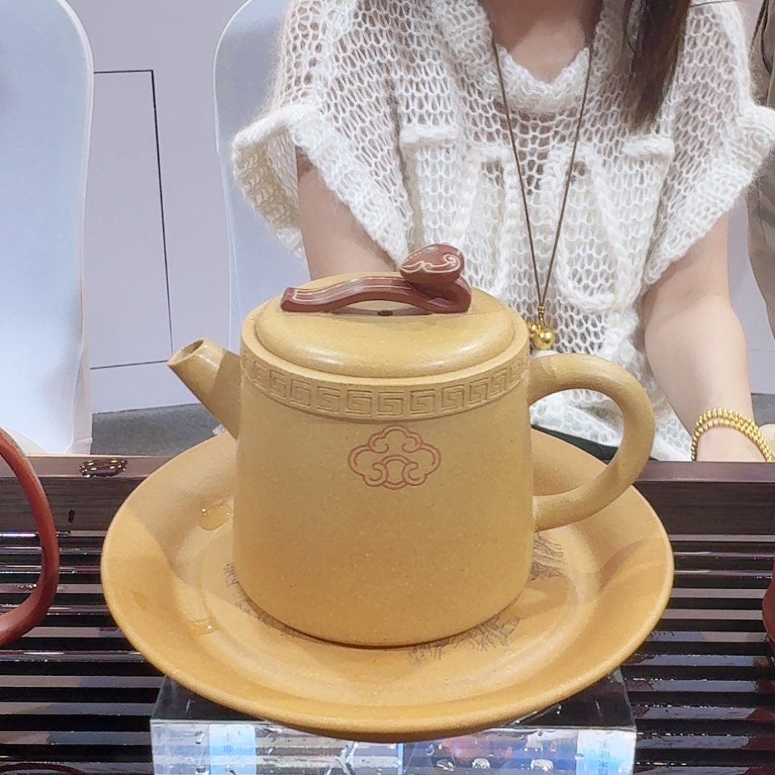 紫砂茶盘段泥大口