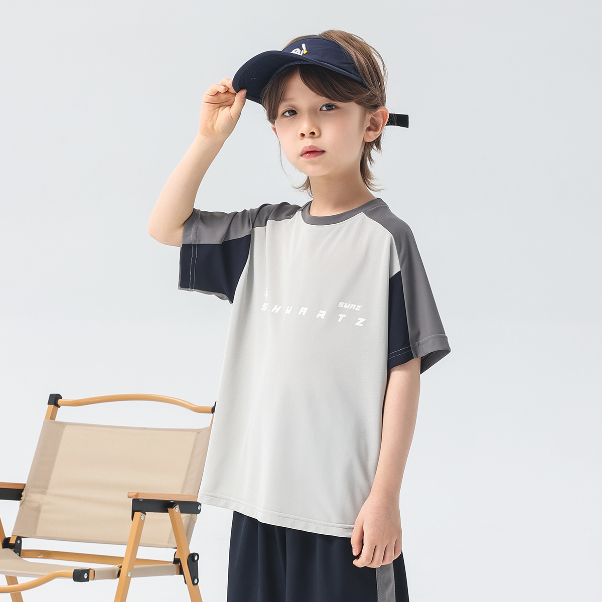 Schwartz童装男童t恤短袖 2025新款儿童运动速-0569
