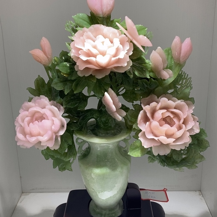 未镶嵌蛇纹石玉（覆膜）珠宝奇石