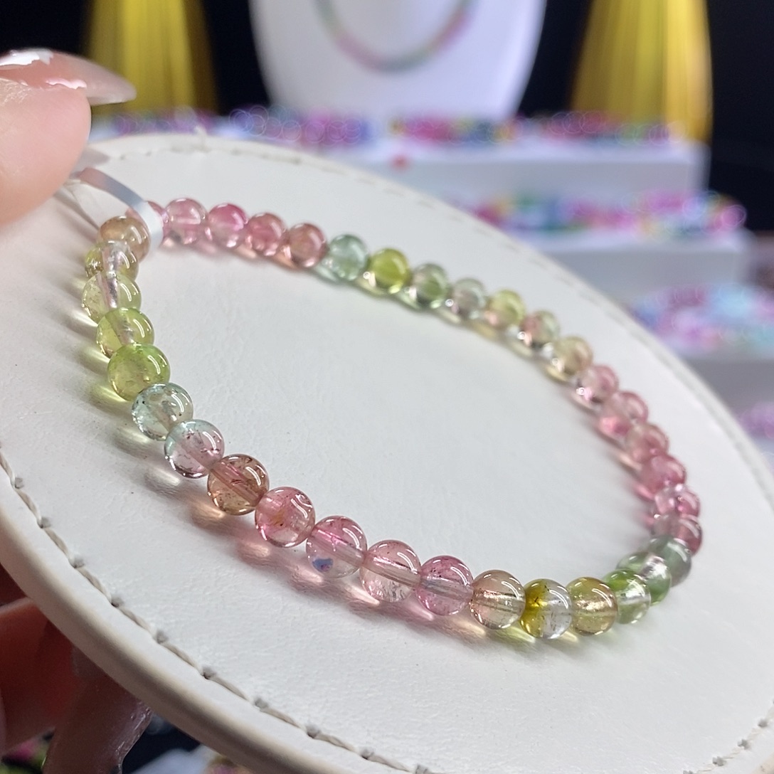 未镶嵌手链碧玺西瓜