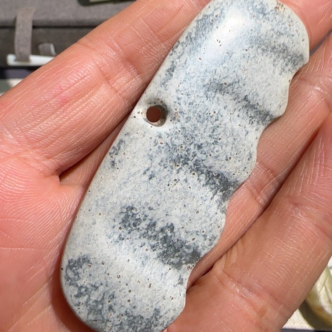 查罗石壁形器未镶嵌逸*斋