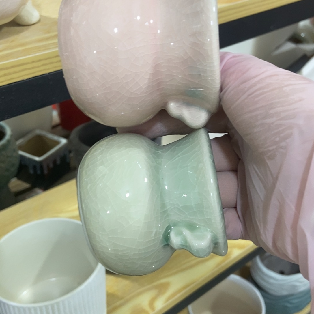 红陶高温陶瓷花盆