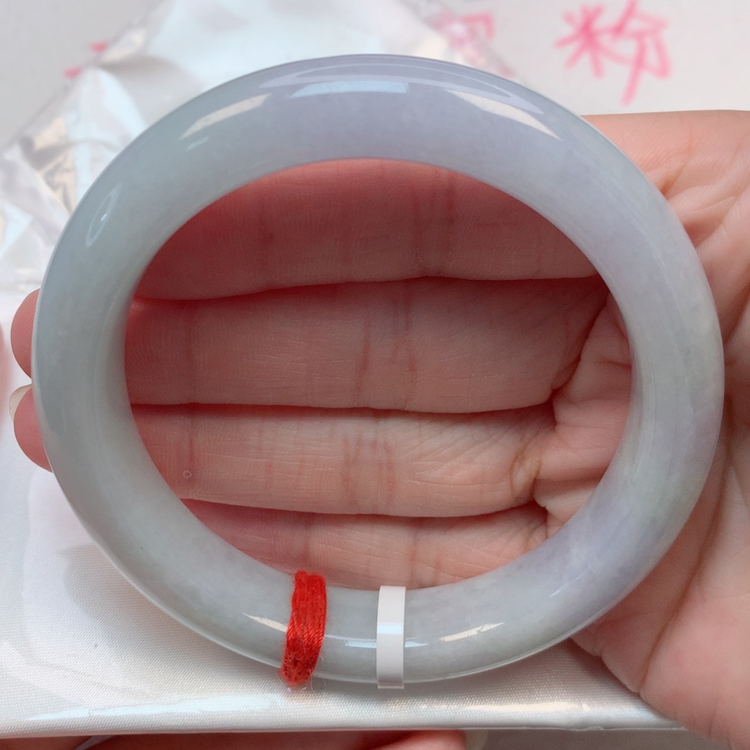 翡翠手镯未镶嵌57圈 完整度高 高性价比