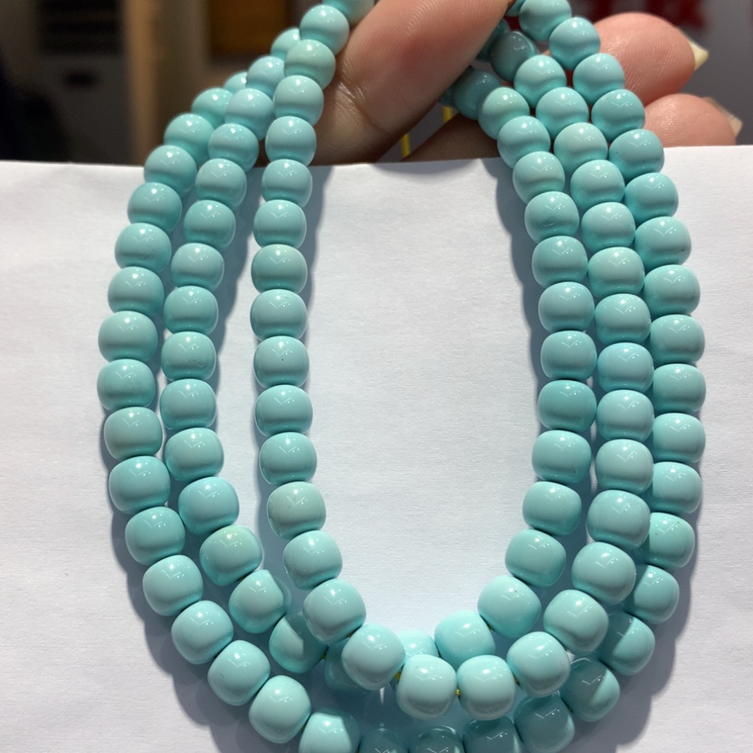 未镶嵌绿松石长链