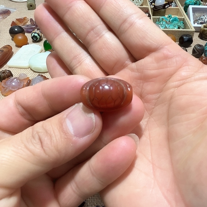 玛瑙/玉髓手链未镶嵌用****2瓷器老物件摆件手工