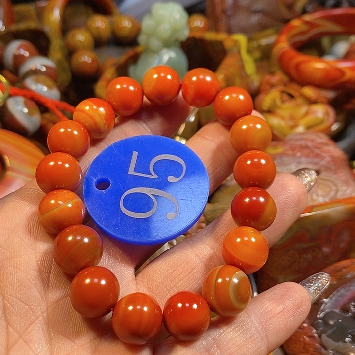 玛瑙/玉髓手链未镶嵌鲲*