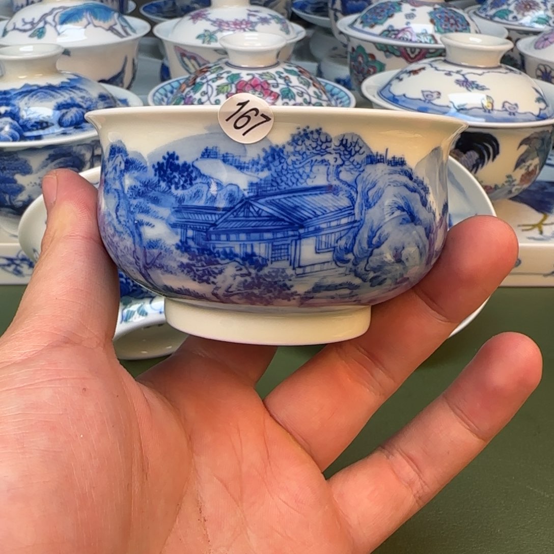 彦祖纯手工手绘茶具167