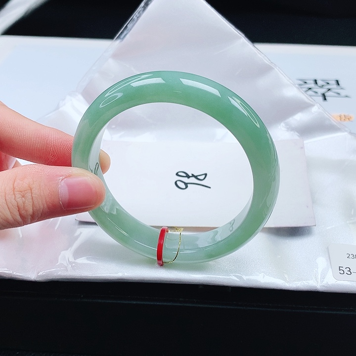 翡翠手镯未镶嵌缅甸天然a货手镯53