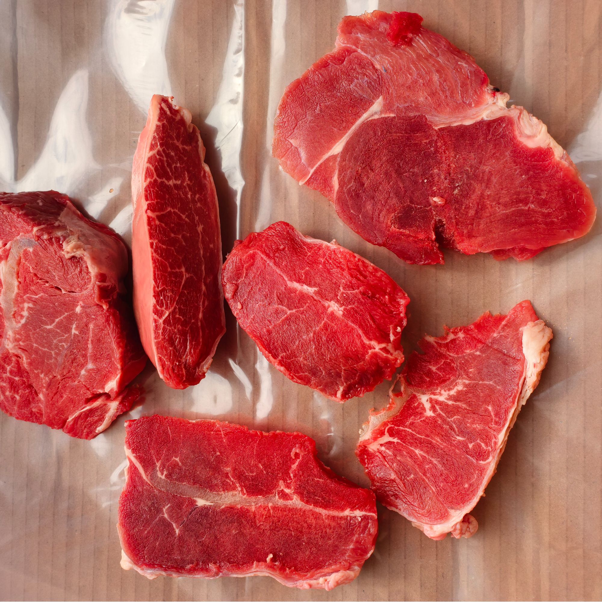 原切牛排牛排边角料 4斤 包邮顺丰 数量有限 货不多