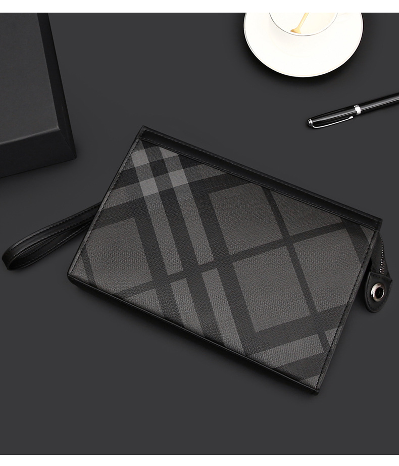  2025新款真皮手包男时尚潮牌男士休闲潮流商务韩版手拿包手抓包