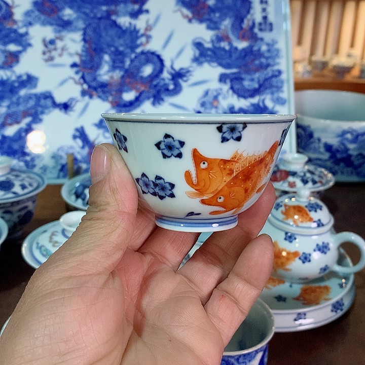 錡镇堂手工手绘杯