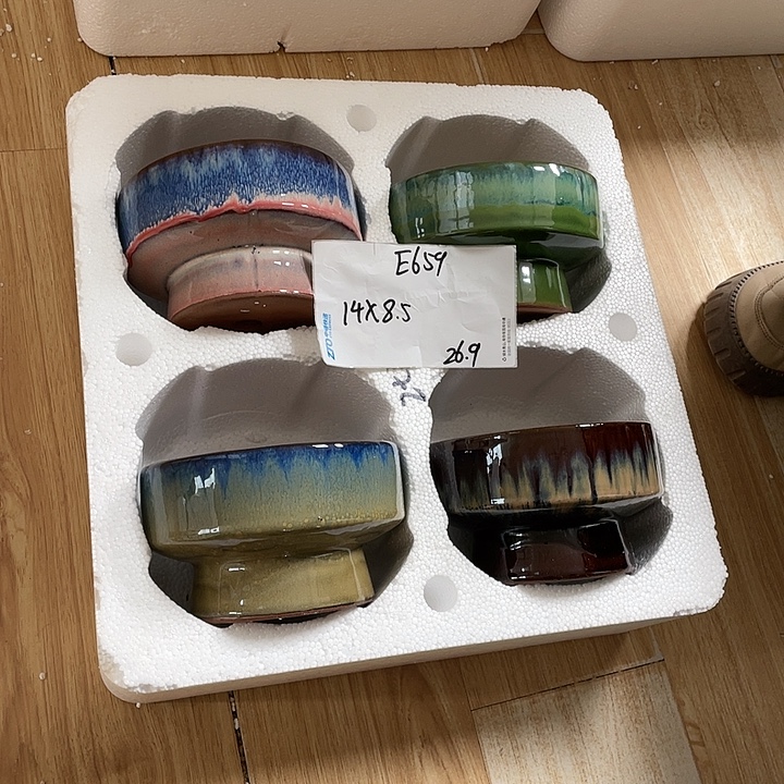 粗陶多肉花盆微瑕659