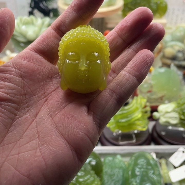 蛇纹石玉未镶嵌四大名玉手把