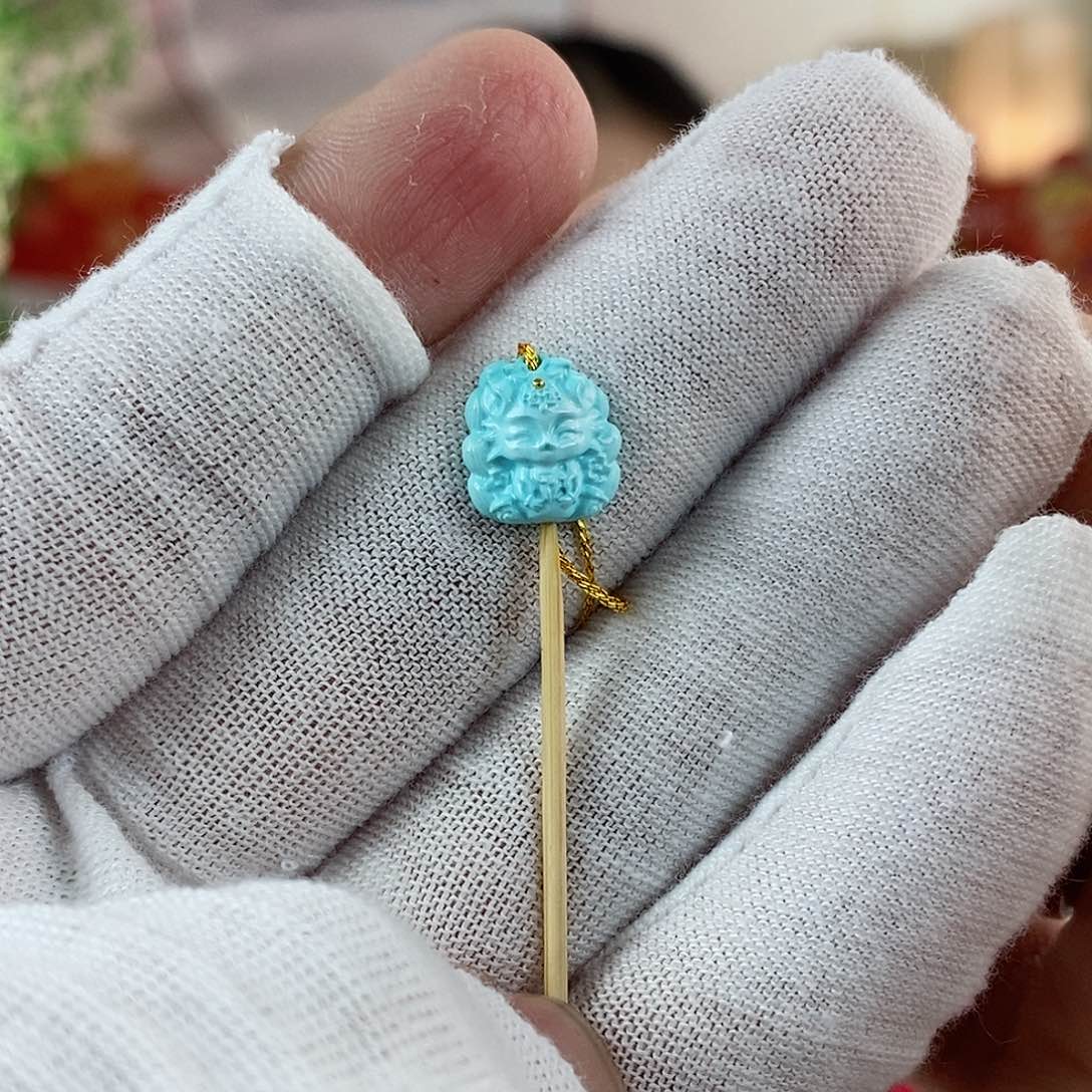 绿松石珠宝奇石未镶嵌