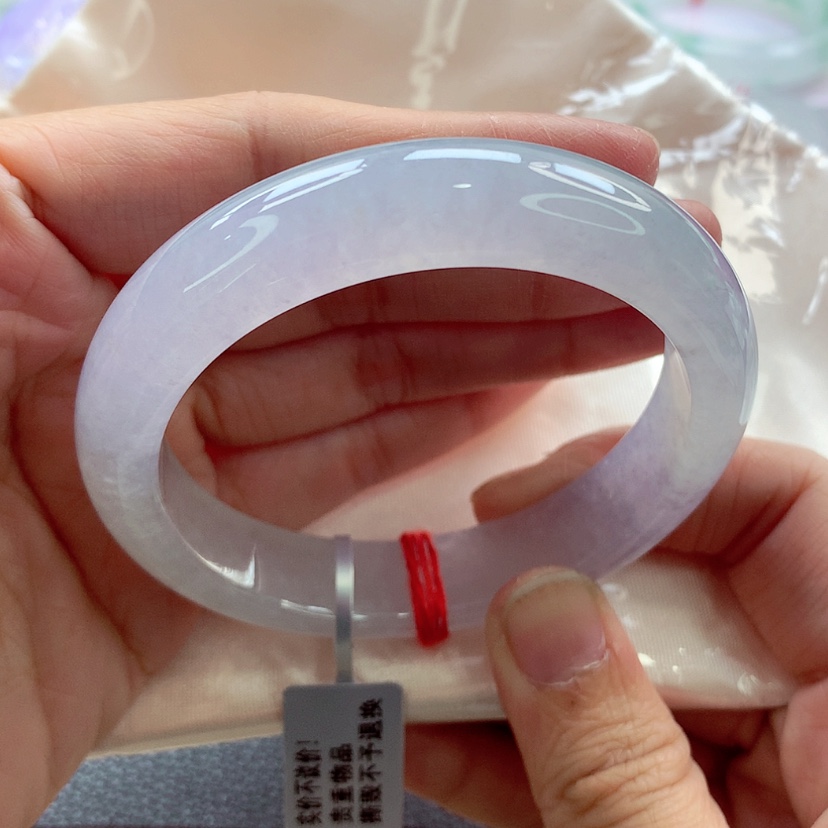 【闪购商品】翡翠手镯未镶嵌56.7冰粉紫完美超捡漏A