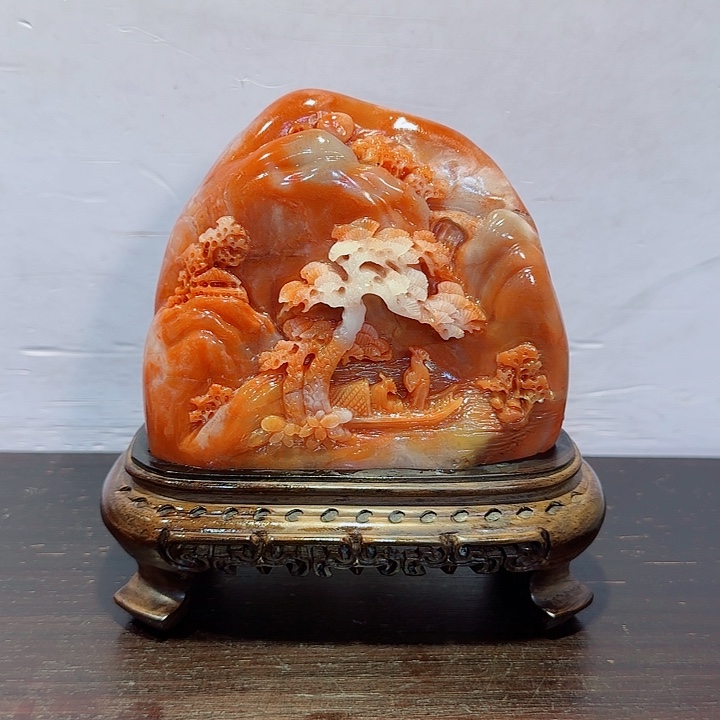 W***7寿山石寿山石摆件精品