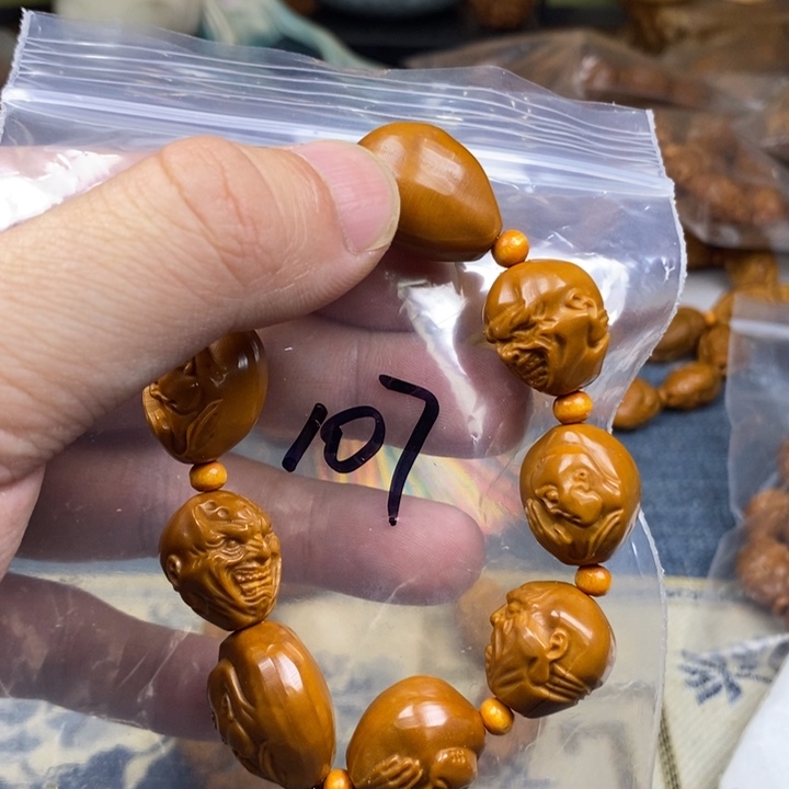 橄榄核手串/手链橄榄核雕工艺手串