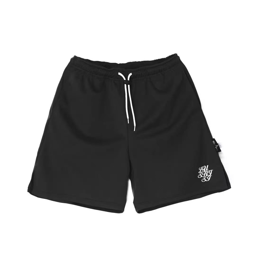 夏季薄款五分裤男士韩版潮流中裤青少年宽松大码直筒运动休闲短裤