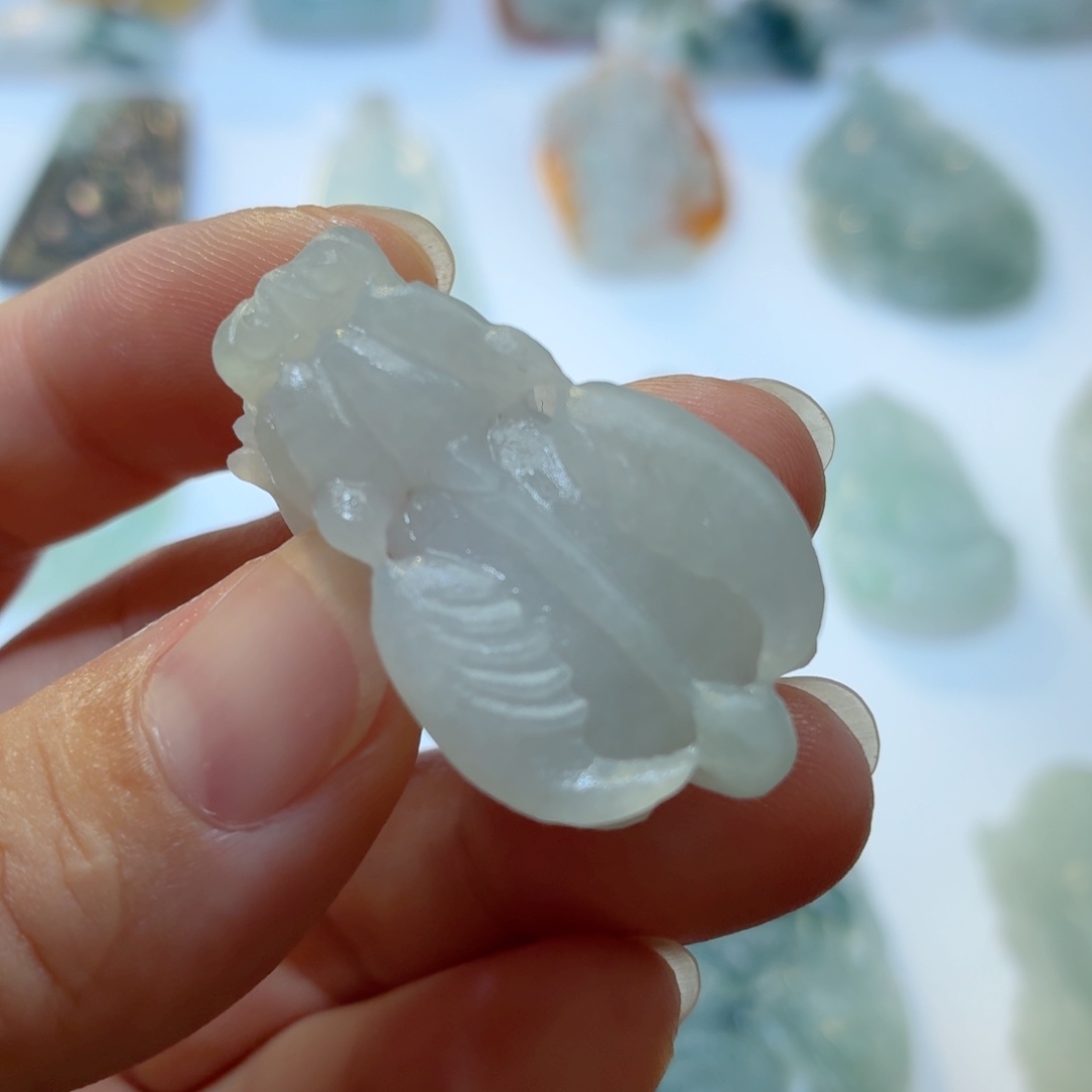 定制翡翠未镶嵌毛货