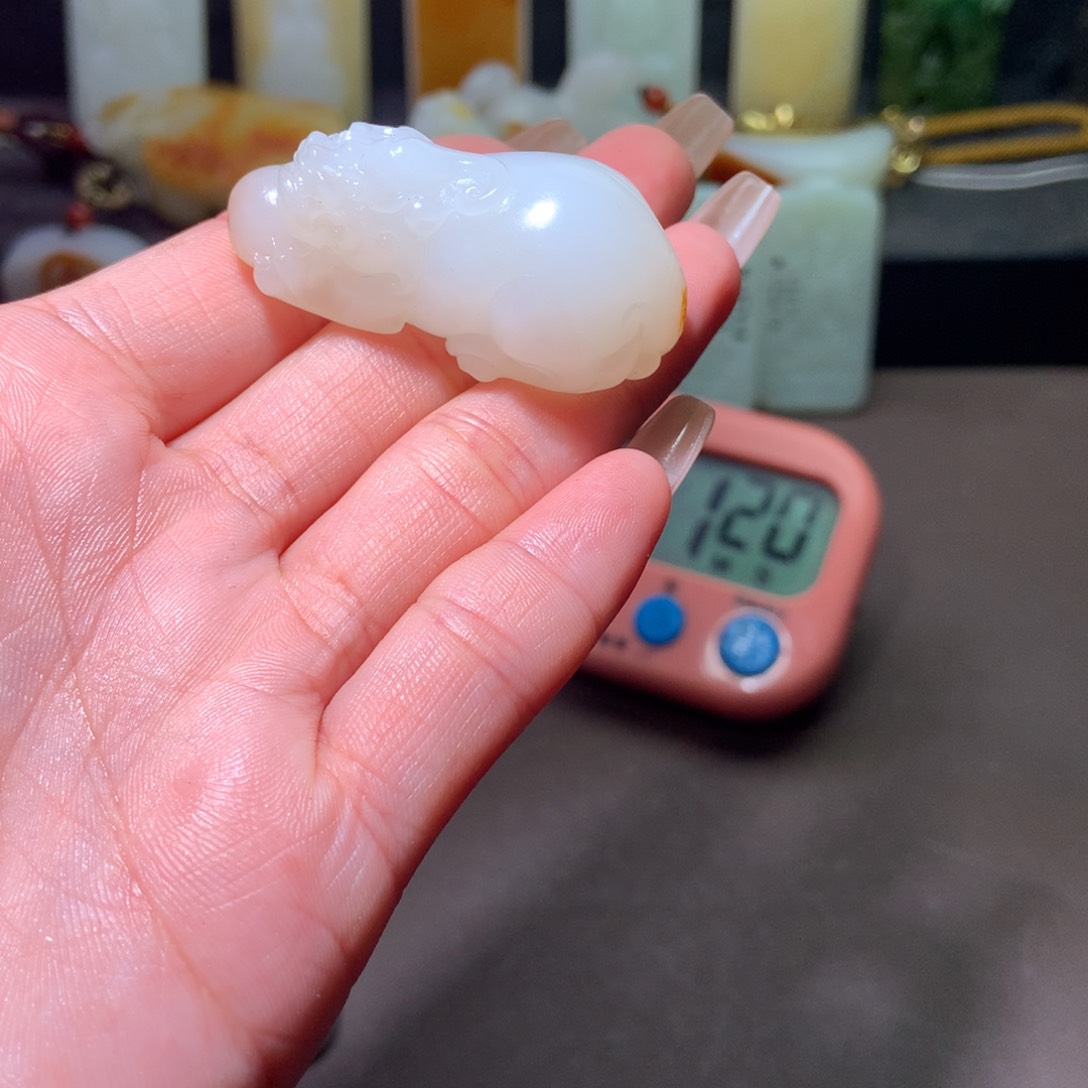 和田玉未镶嵌颈饰X