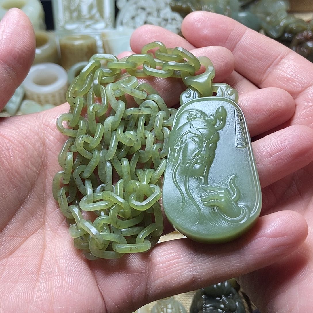 和田玉挂件未镶嵌用****5