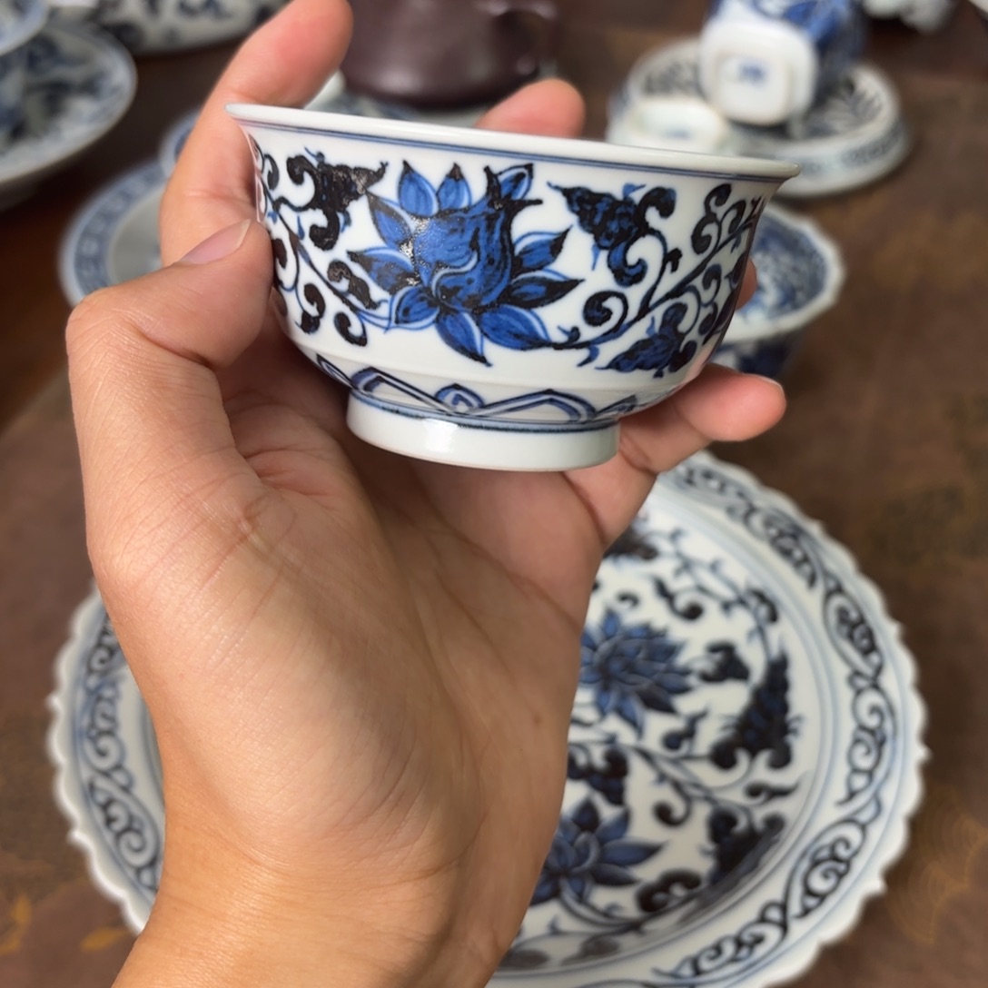 瓷片景德镇手绘茶器