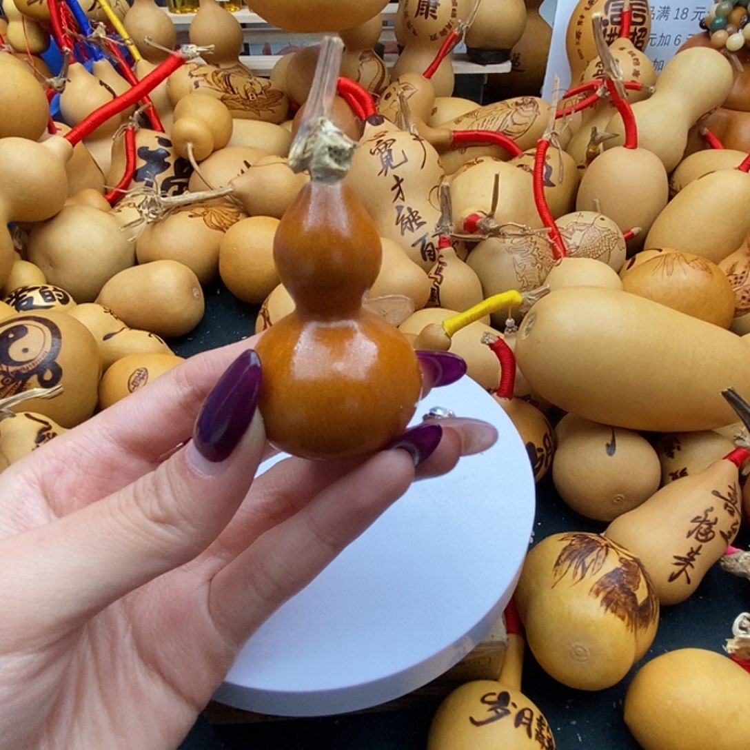 8***1香榧木葫芦工艺美术