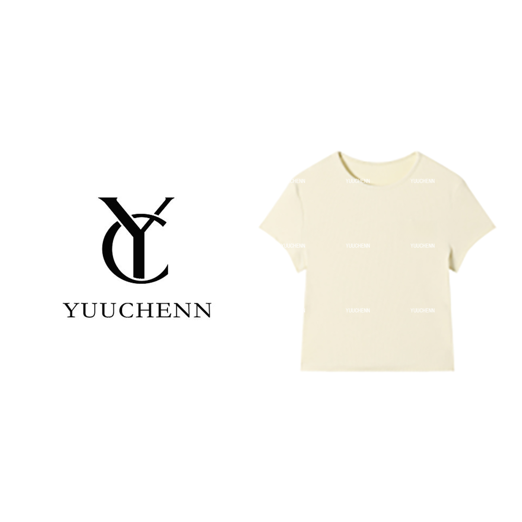YUUCHENN 简约舒适刺绣翻领气质修身显瘦上衣 -W61050