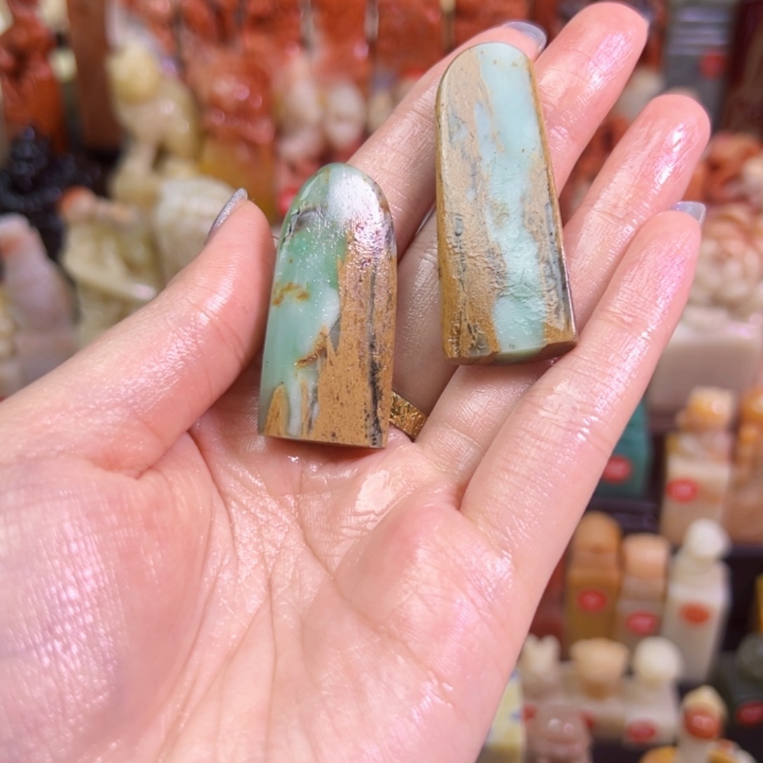 昌化石印石财****词手工制作