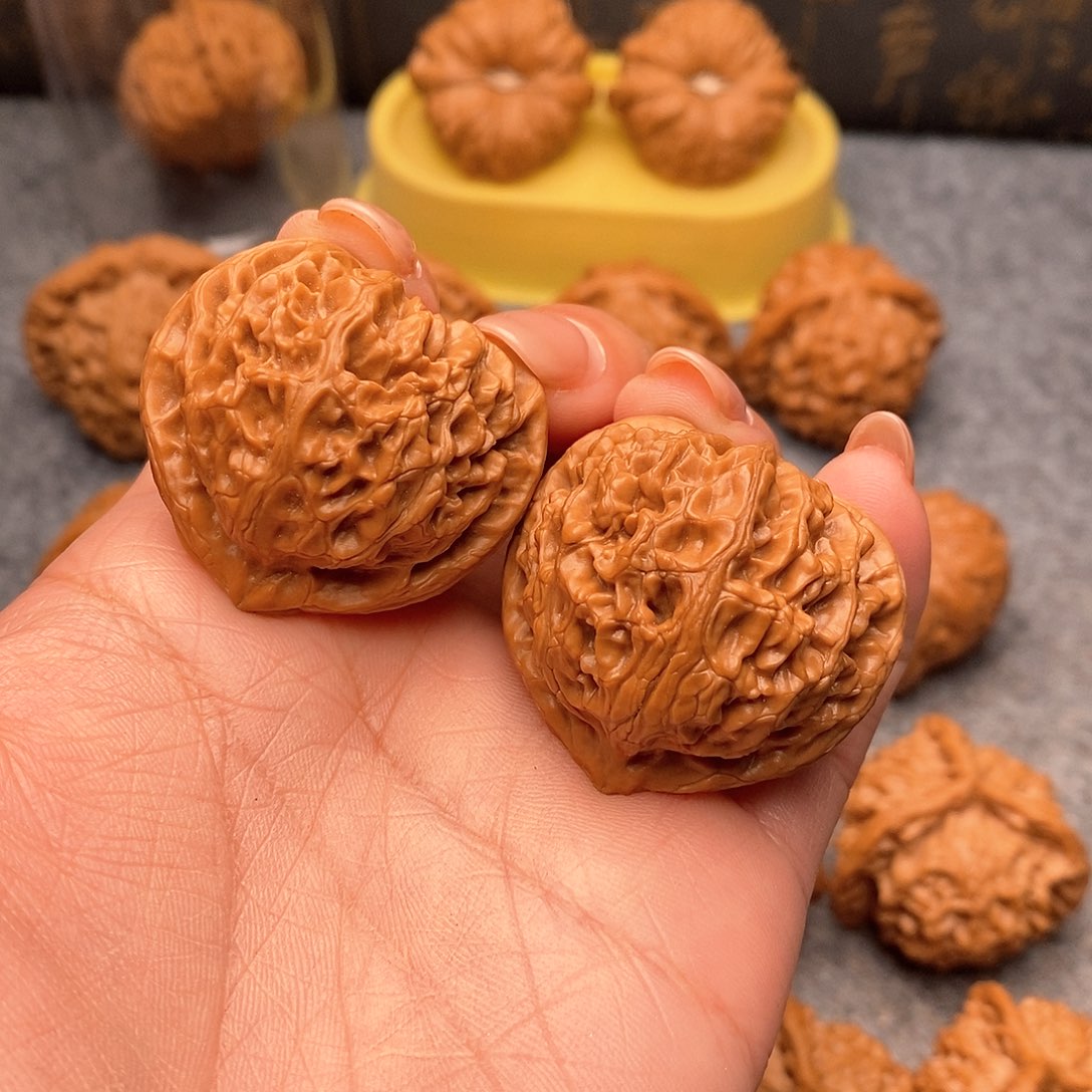 文玩核桃把件宫灯37全