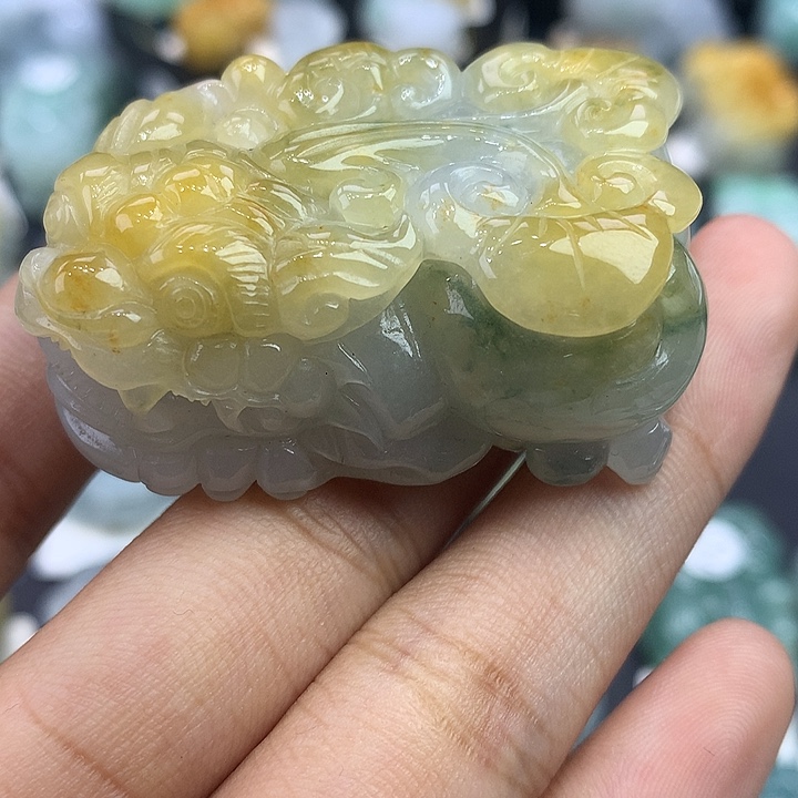 颈饰未镶嵌翡翠天然缅甸翡翠