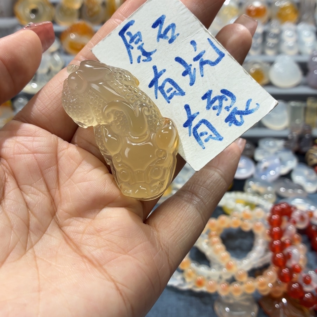 玛瑙/玉髓未镶嵌吊坠(不含链)