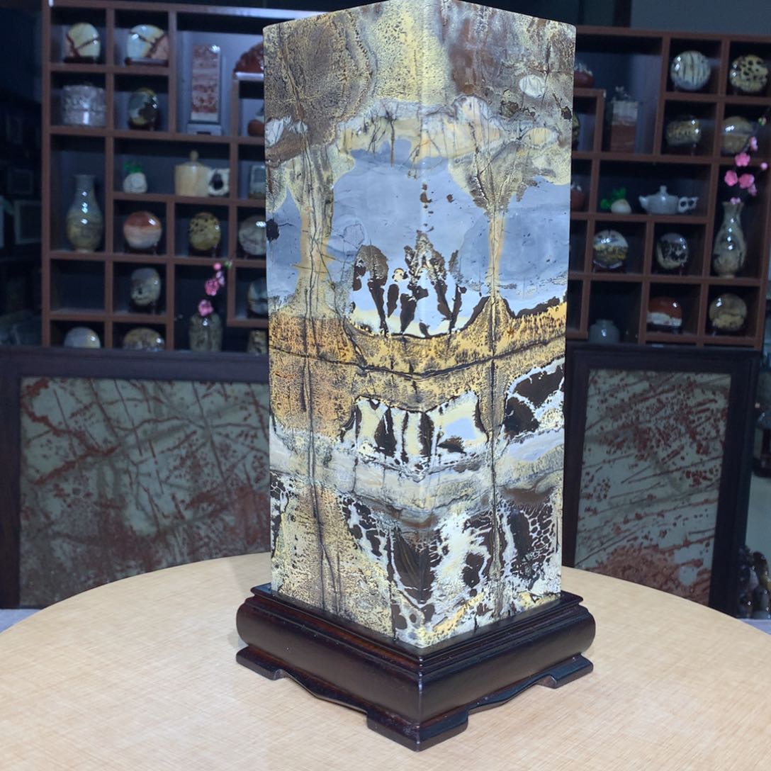 紫砂广西国画石，观赏收藏