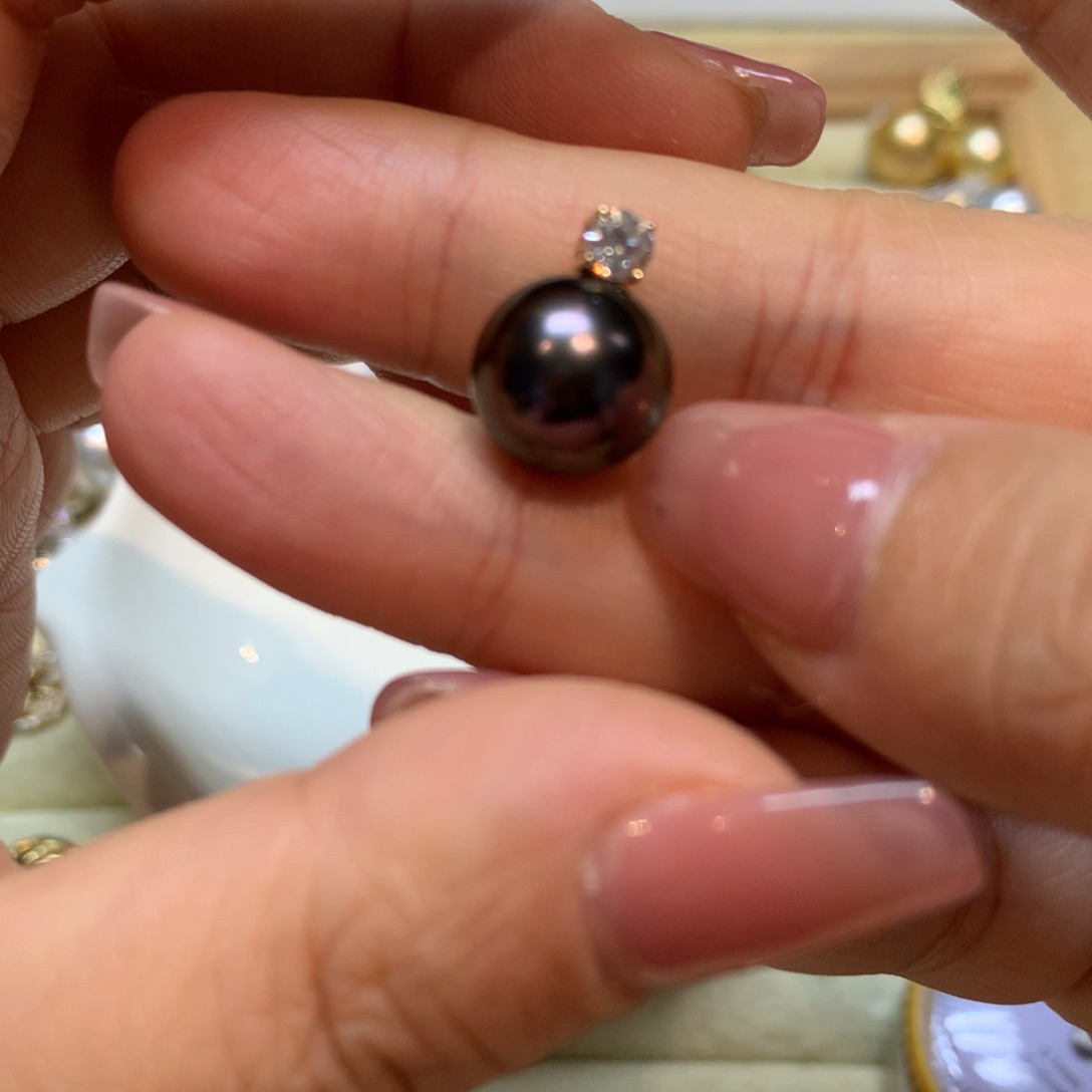 海水珍珠颈饰14K金镶嵌