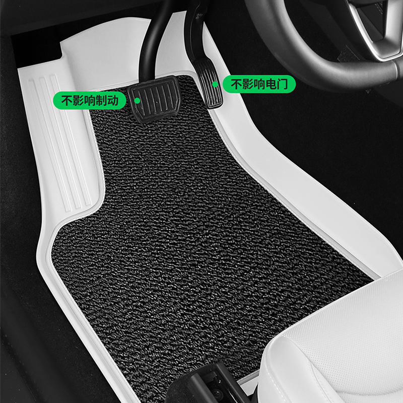 适用于焕新版特斯拉Model3Y专用脚垫丫全包围右舵汽车tpe地垫配件