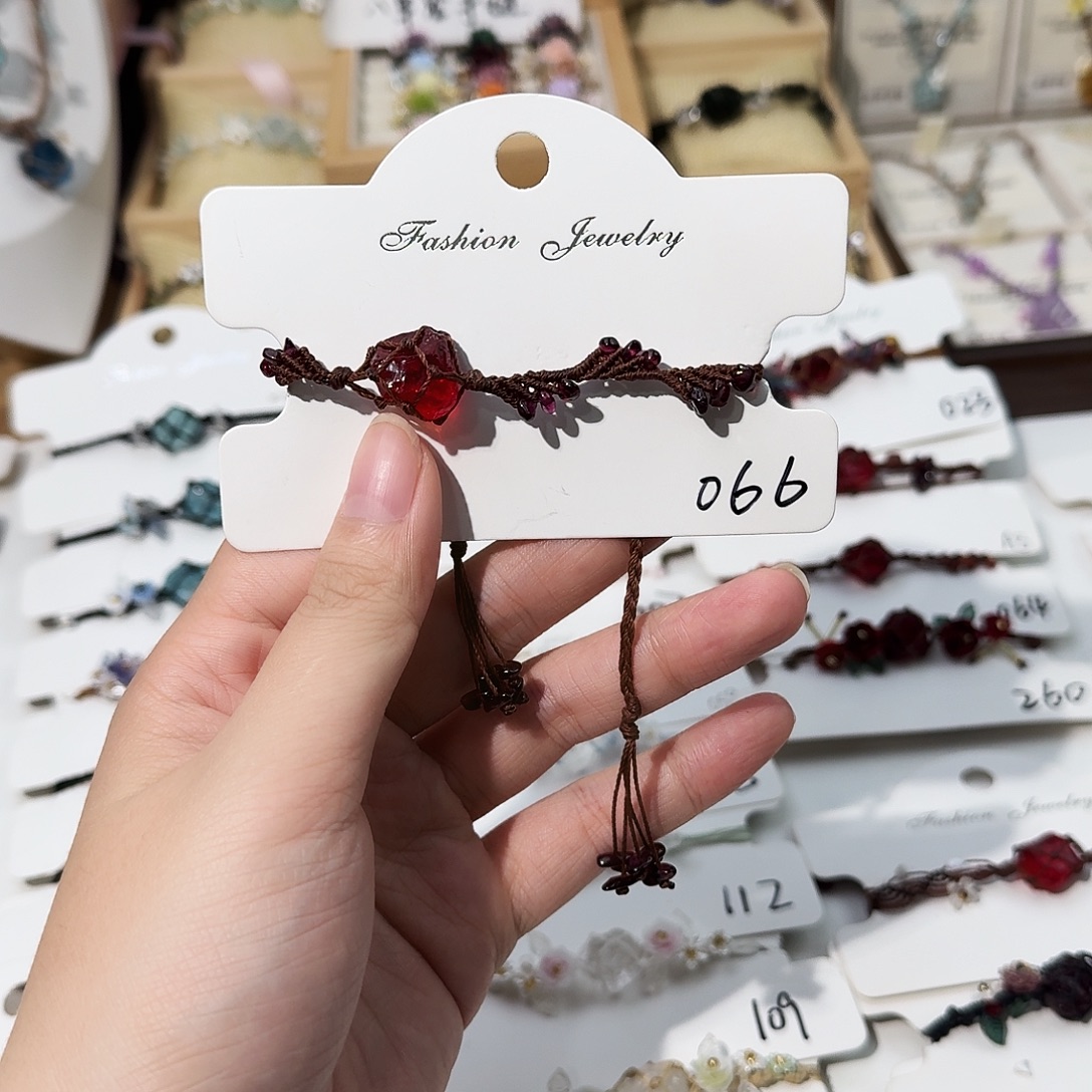 石英石纯铜066手链-