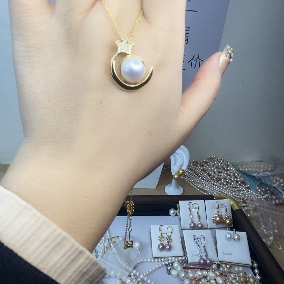 吊坠(赠链)淡水珍珠合金