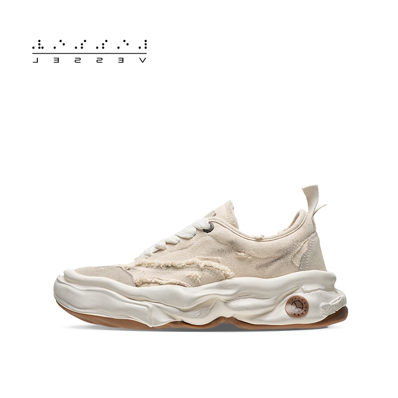 XVESSEL【边伯贤同款】不朽鞋 余文乐同款黑色白色黑白色时尚休闲