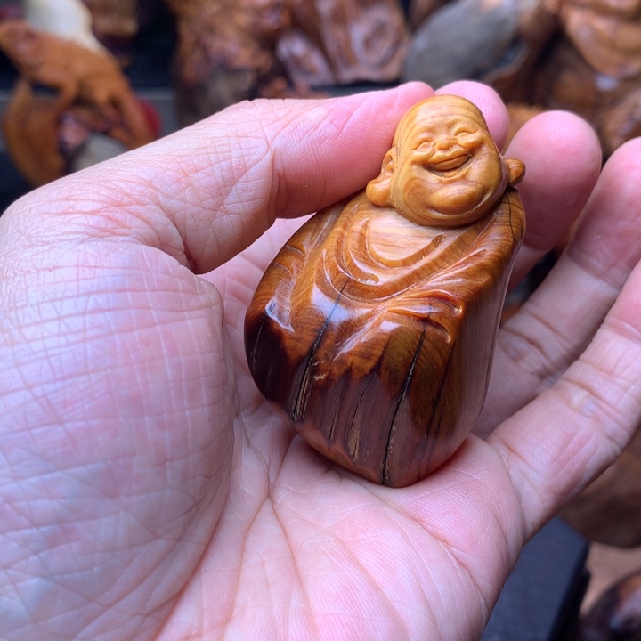 柏木（崖柏）崖柏陈化料手把件