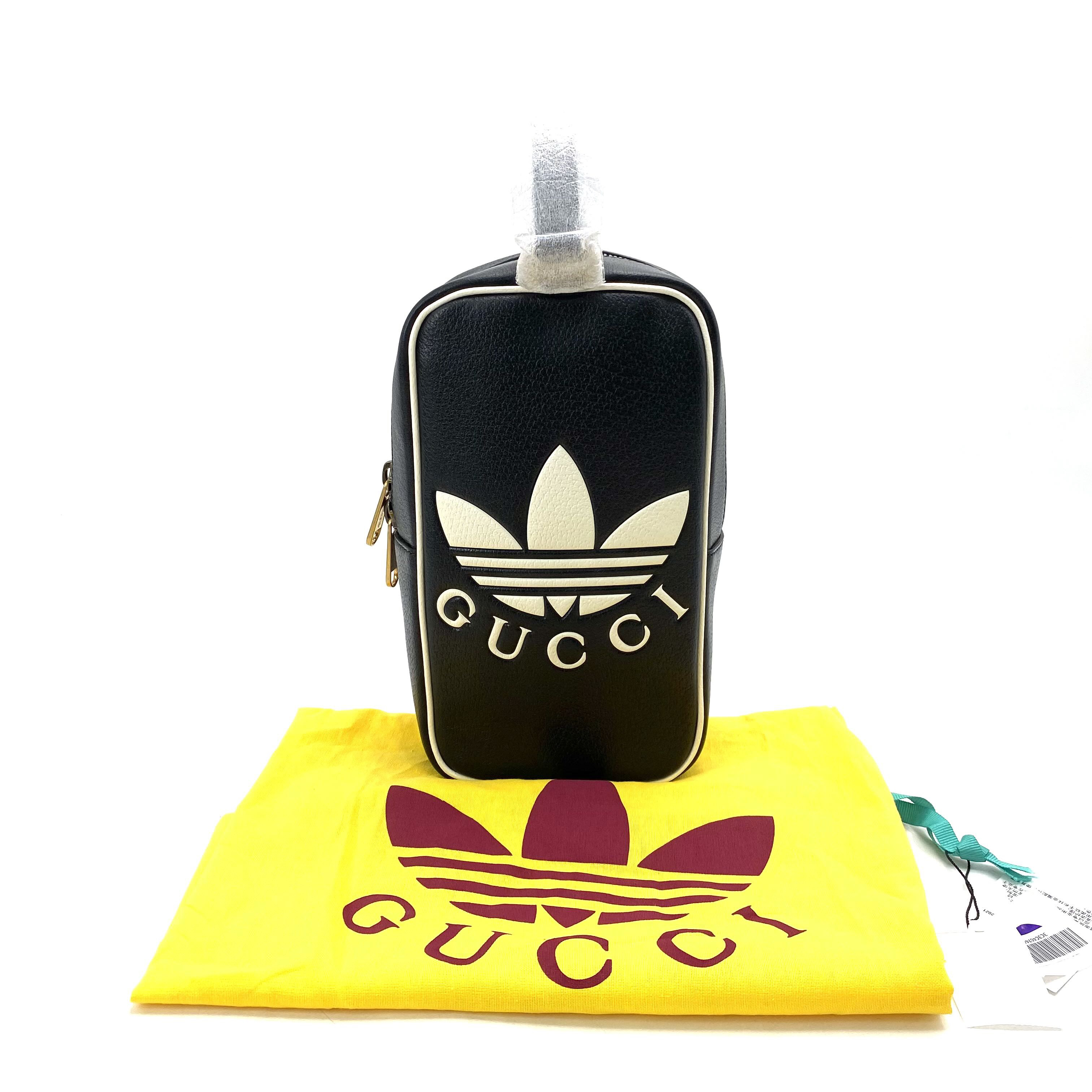 全新未使用 GUCCI/古驰 限量款三叶草联名款手拿包 尺寸15/26