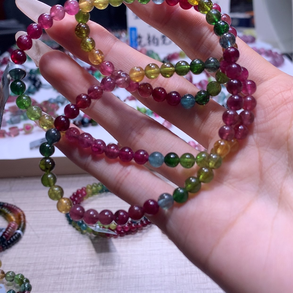 【闪购商品】碧玺手链未镶嵌碧玺