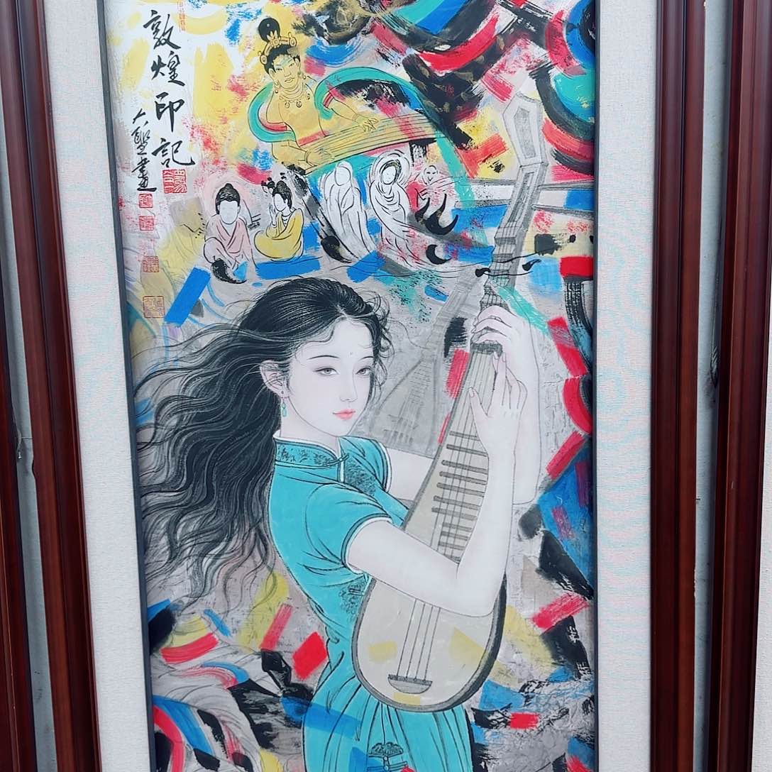 国画艺术家的作品