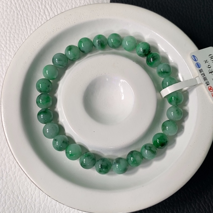 翡翠未镶嵌手链卡 6.8