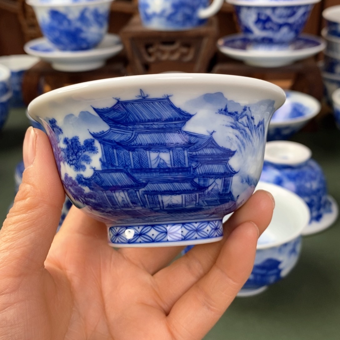 杯景德镇陶瓷手工手绘
