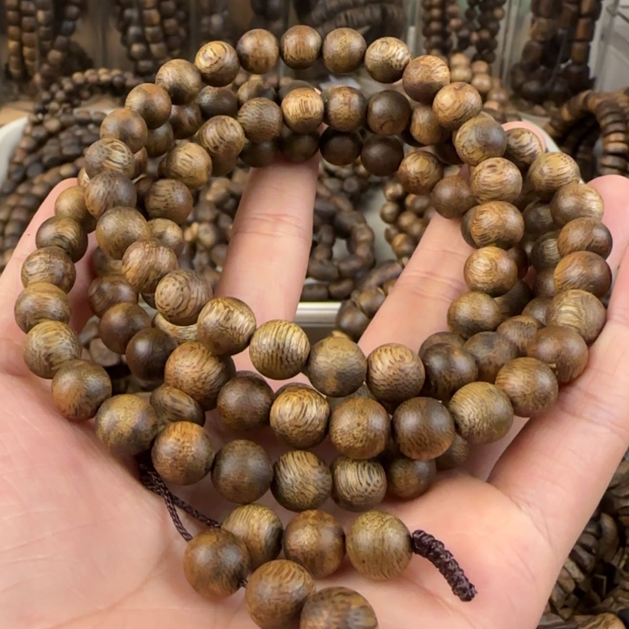 【闪购商品】手串沉香火*人奇楠手串23.5克卡08