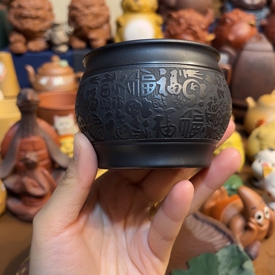 紫砂茶杯紫砂主人杯