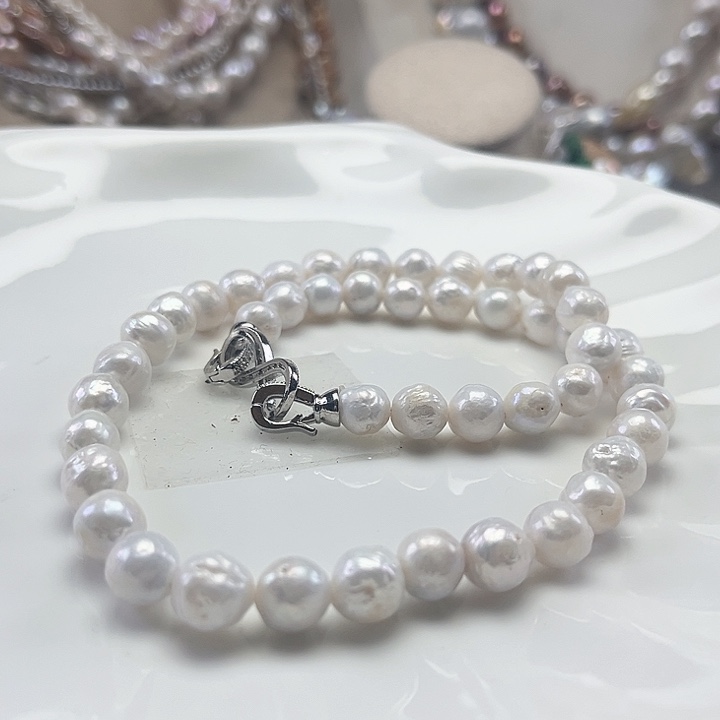 未镶嵌淡水珍珠项链【纯恬】