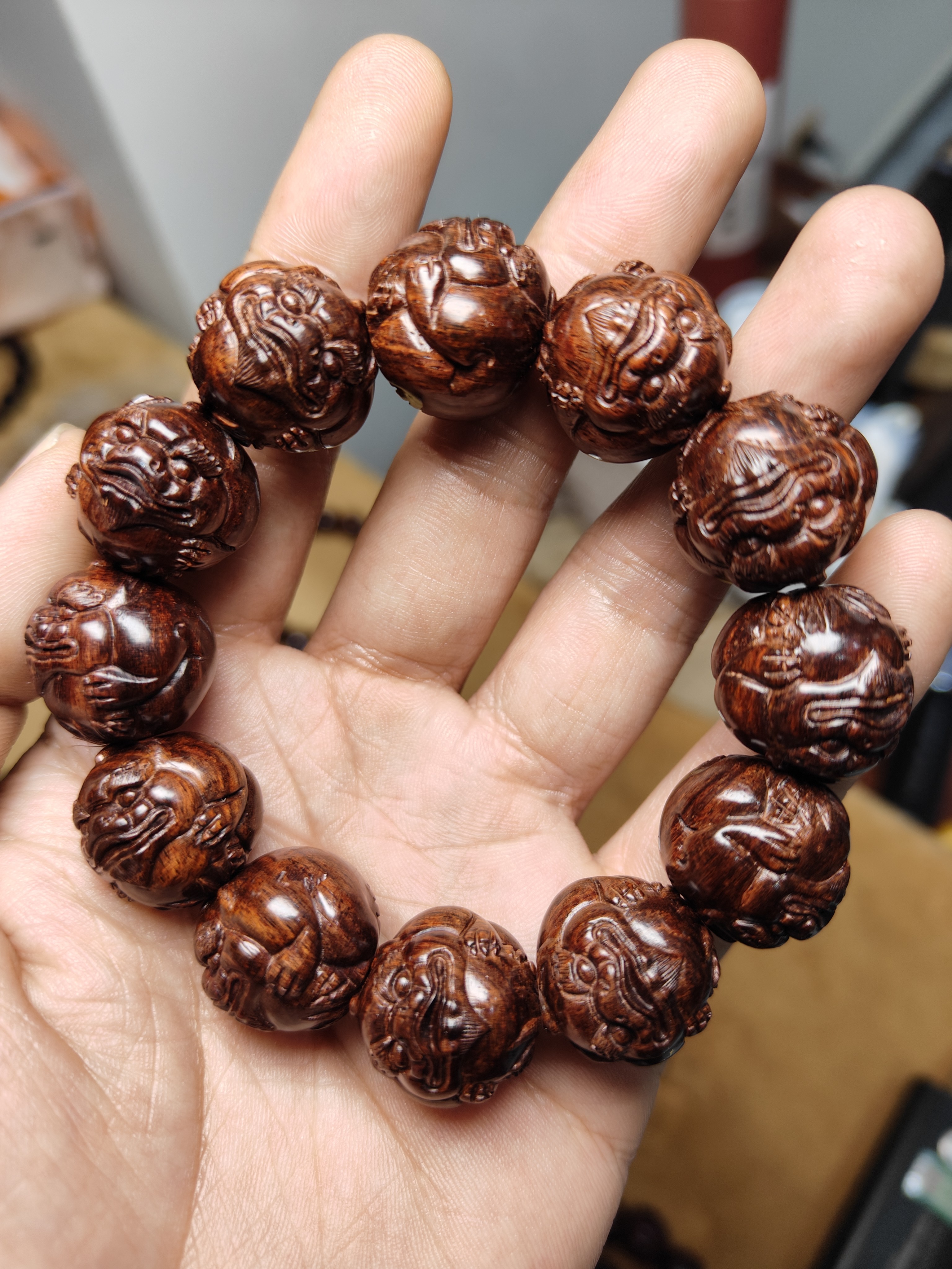 海南黄花梨2.0紫油梨貔貅Z021201